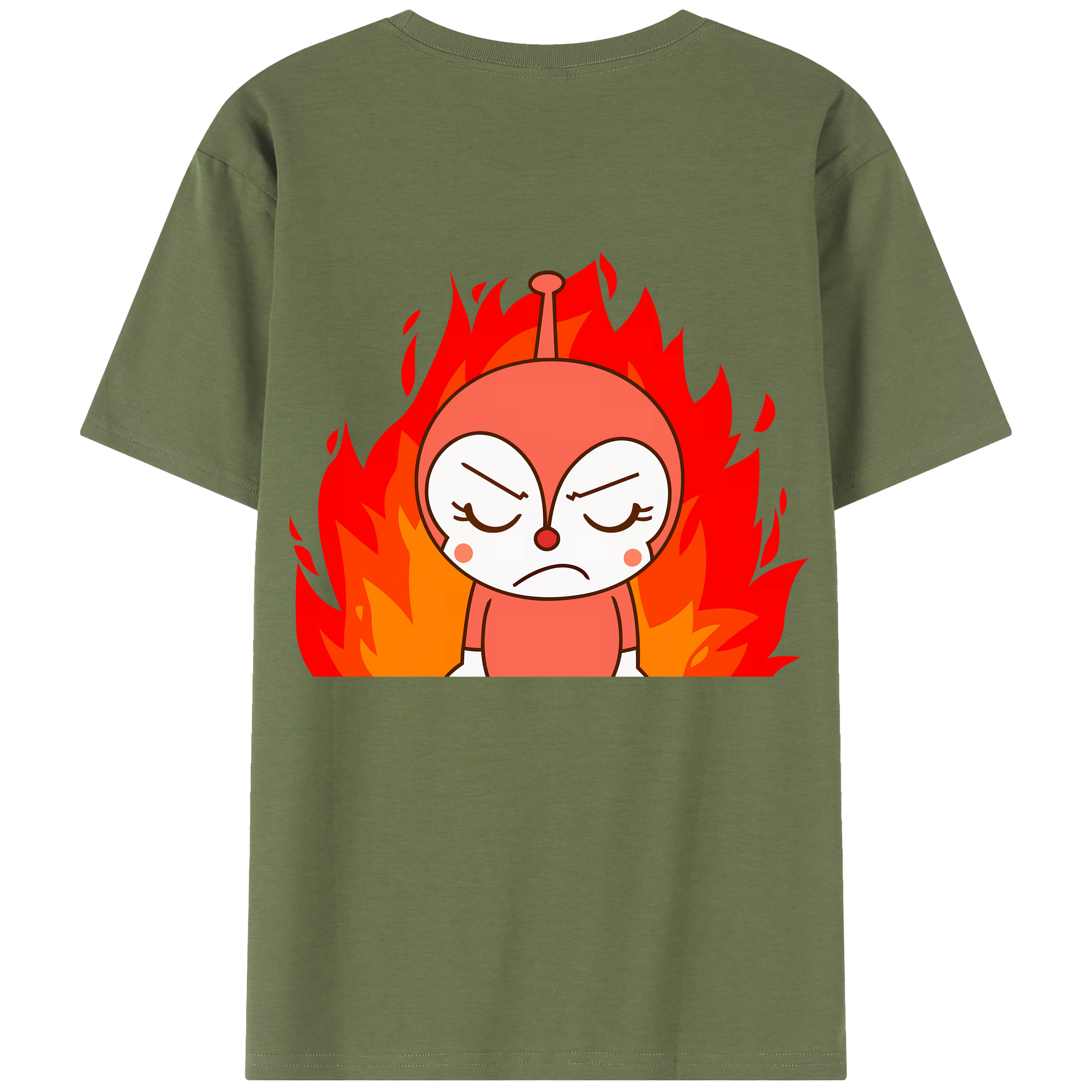 （画像用） アンパンマン Anpanman 綿100％半袖Tシャツ（背面プリント）